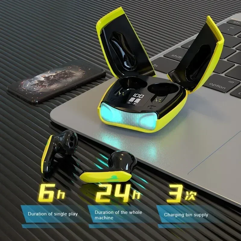Wireless Gaming Headset With Flashlight Touch Control 5.3 For Game Bluetooth Earphone Headphones Earbuds Outdoor Low Delay
Wireless Gaming Headset With Flashlight Touch Control 5.3 For Game Bluetooth Earphone Headphones Earbuds Outdoor Low Delay