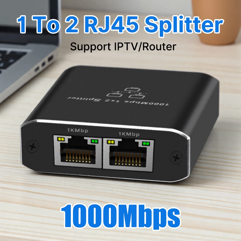 RJ45 Gigabit Ethernet Switch 1000Mbps With One To Two Splitter LAN Gigabit Extension Adapter For PC Laptop TV Box Router
RJ45 Gigabit Ethernet Switch 1000Mbps With One To Two Splitter LAN Gigabit Extension Adapter For PC Laptop TV Box Router