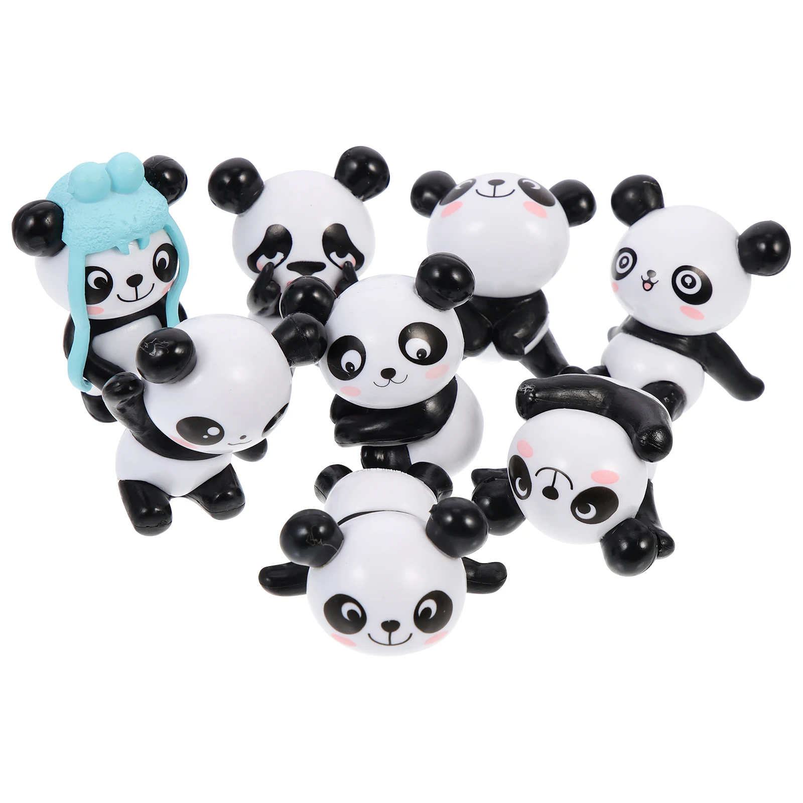 8 Pcs Miniature Panda Cake Decor Dessert Shaped Animal Models Desktop Decorations Safe PVC Material Birthday Party
8 Pcs Miniature Panda Cake Decor Dessert Shaped Animal Models Desktop Decorations Safe PVC Material Birthday Party