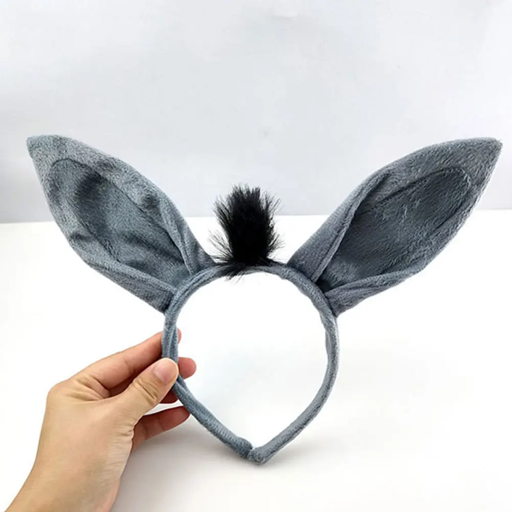 1 set Donkey Headband Hair Accessories Set of 4 Farm Animal Props Ears Nose Bowtie Tail for Party Halloween School Plays
1 set Donkey Headband Hair Accessories Set of 4 Farm Animal Props Ears Nose Bowtie Tail for Party Halloween School Plays