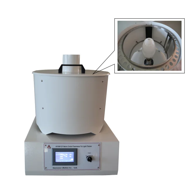 HY0612 Light Fastness Tester(Merrury-tungsten Lamp) for Lab
HY0612 Light Fastness Tester(Merrury-tungsten Lamp) for Lab