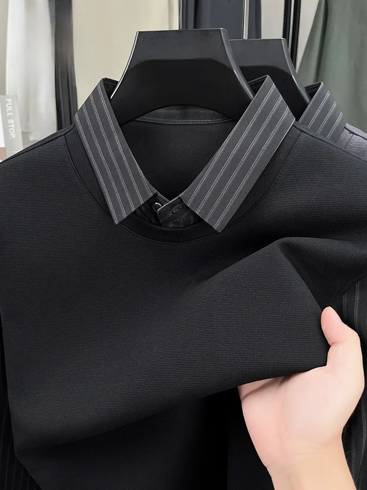 Rn Cotton Blend Men's Spring Autumn Elastic Knitted Loose Striped Busin Casual irt Collar Sweater Soft Comfortable
Rn Cotton Blend Men's Spring Autumn Elastic Knitted Loose Striped Busin Casual irt Collar Sweater Soft Comfortable