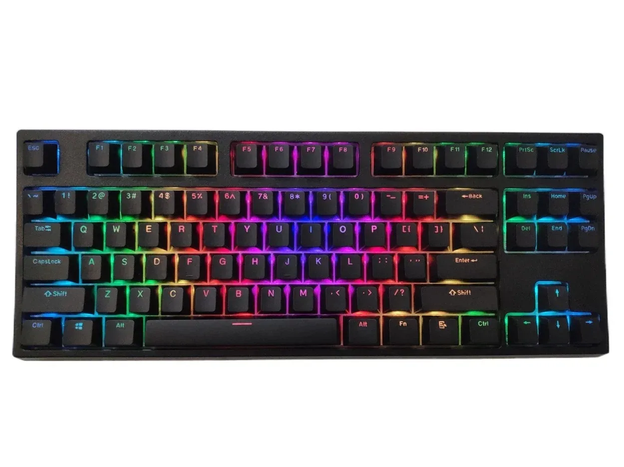 Механическая клавиатура Bluetooth RGB с возможностью горячей замены 87, классная клавиатура gateron RGB, коричневая/синяя/красная/черная клавиатура из ПБТ, макросъемка
Механическая клавиатура Bluetooth RGB с возможностью горячей замены 87, классная клавиатура gateron RGB, коричневая/синяя/красная/черная клавиатура из ПБТ, макросъемка