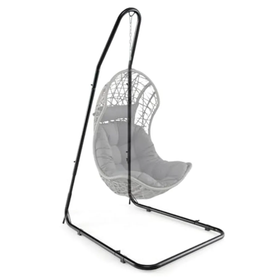 Heavy-duty metal hammock stand with safety hook and sturdy chain for outdoor use height adjustable hanging chair stand ideal fo
Heavy-duty metal hammock stand with safety hook and sturdy chain for outdoor use height adjustable hanging chair stand ideal fo