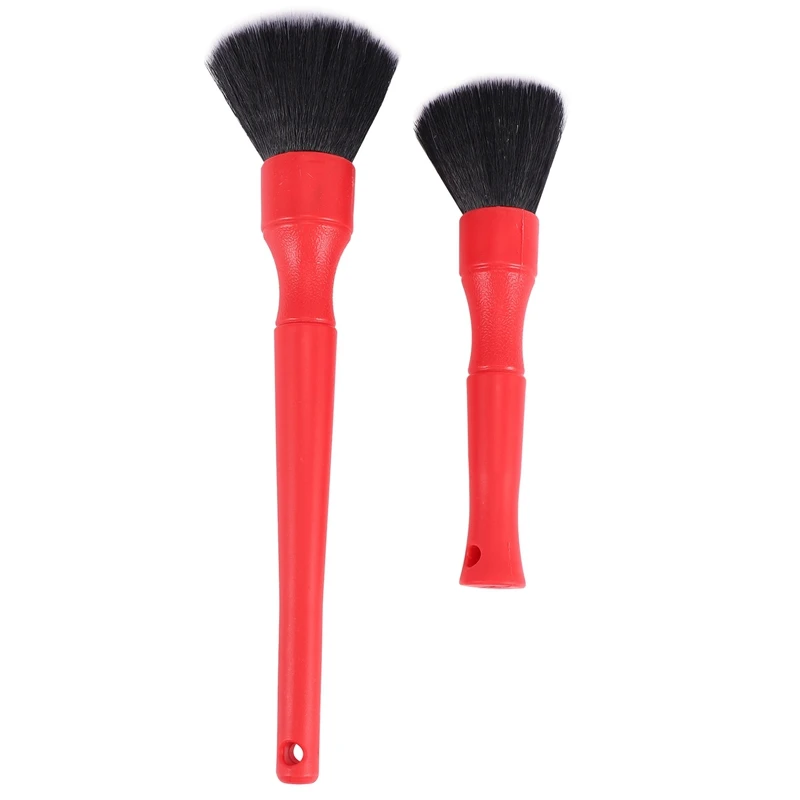 2PCS Car Super Soft Detail Brush, Comfortable Grip And Scratch-Free Cleaning, Beauty Eye Shadow Brush,Wheel Brush, Red
2PCS Car Super Soft Detail Brush, Comfortable Grip And Scratch-Free Cleaning, Beauty Eye Shadow Brush,Wheel Brush, Red