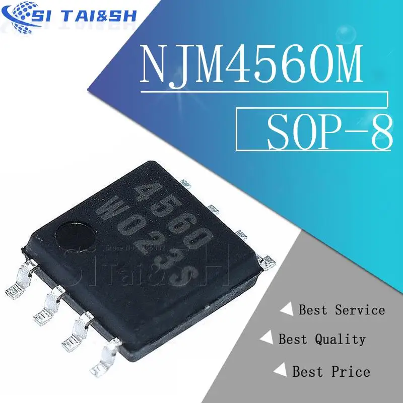 10 шт. NJM4560M 4560 NJM4560 4560M 4560 Водонепроницаемый корпус
10 шт. NJM4560M 4560 NJM4560 4560M 4560 Водонепроницаемый корпус