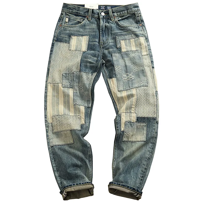 Модные брендовые джинсы в американском стиле в стиле ретро для мужчин, высококачественный потертый дизайн, уличные облегающие брюки с маленькими штанинами
Модные брендовые джинсы в американском стиле в стиле ретро для мужчин, высококачественный потертый дизайн, уличные облегающие брюки с маленькими штанинами