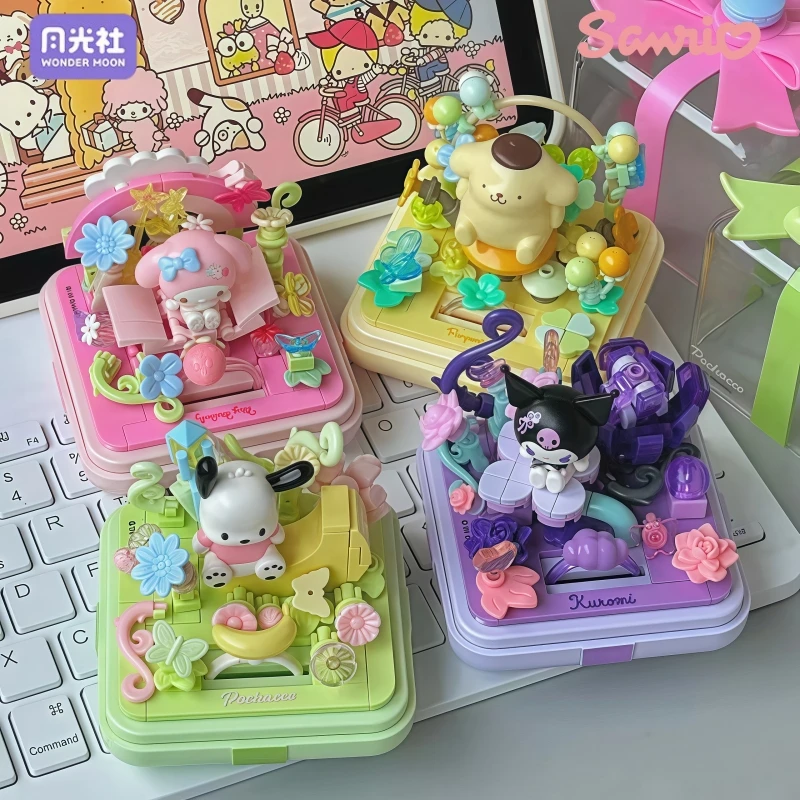 Sanrio коробка для колец строительные блоки мультфильм Hello Kitty Pochacco Kuromi Pompompurin модель игрушки коллекция ювелирных изделий подарки
Sanrio коробка для колец строительные блоки мультфильм Hello Kitty Pochacco Kuromi Pompompurin модель игрушки коллекция ювелирных изделий подарки