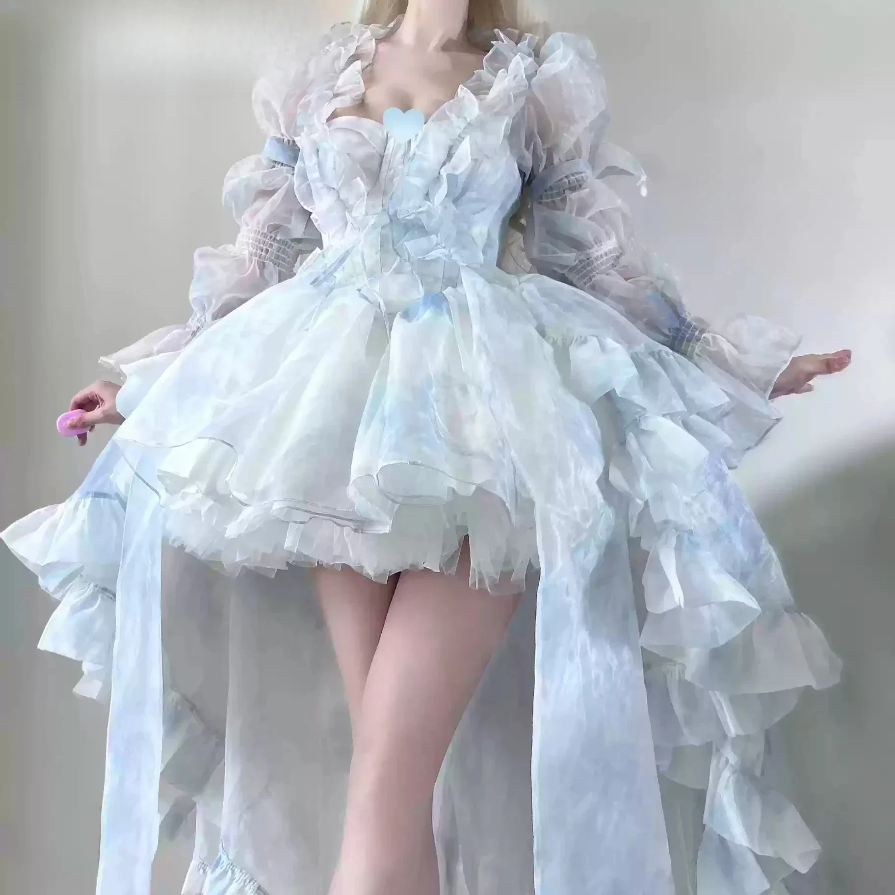 2025 French Style Flower Wedding Dress Lolita Sweet Girl Fairy Tube Top Sling Dress with Long Cardigan Birthday Princess Dress
2025 French Style Flower Wedding Dress Lolita Sweet Girl Fairy Tube Top Sling Dress with Long Cardigan Birthday Princess Dress