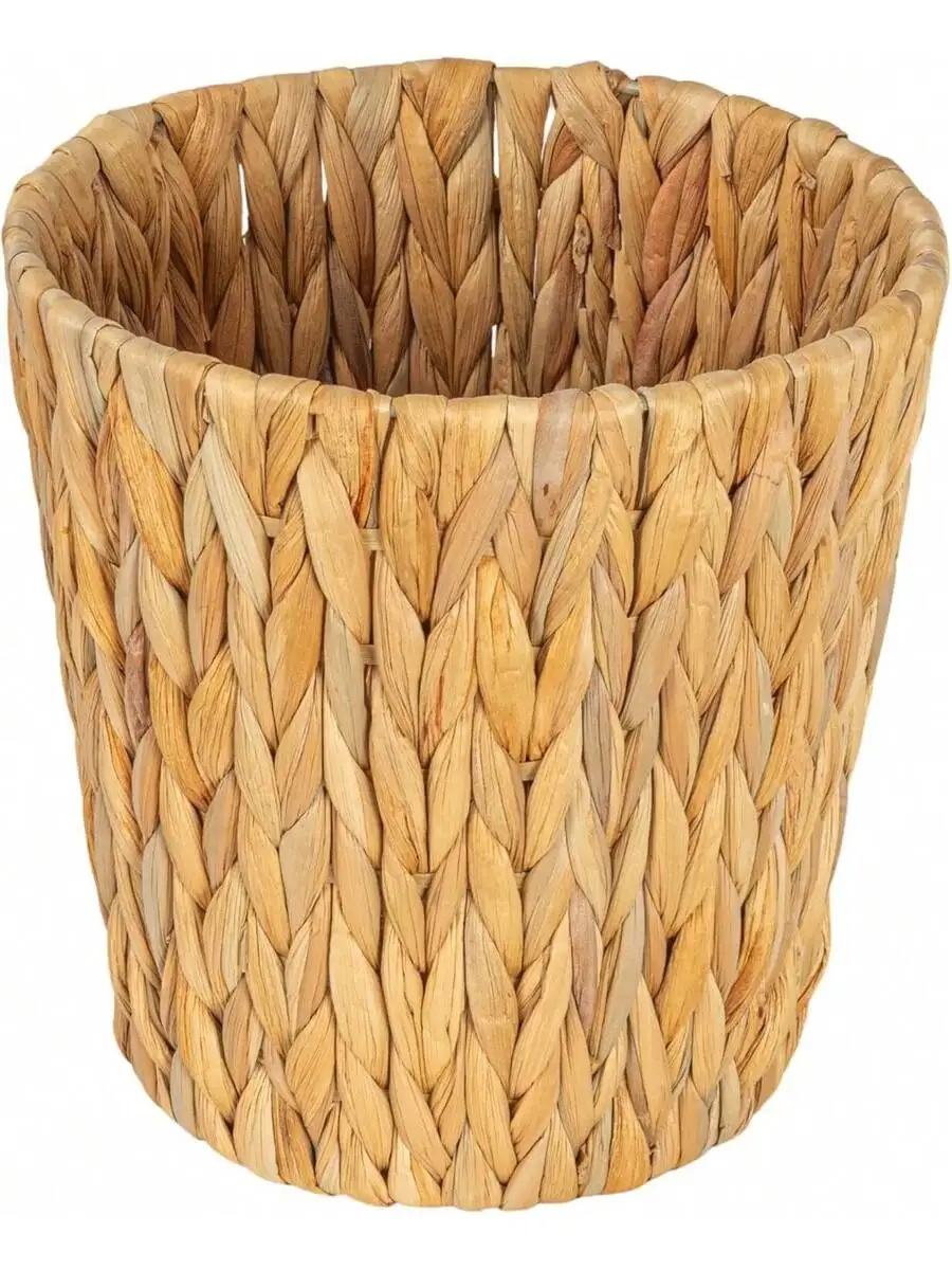 Woven Rattan Waste Bin For Bathroom Office Small Trash Can
Woven Rattan Waste Bin For Bathroom Office Small Trash Can