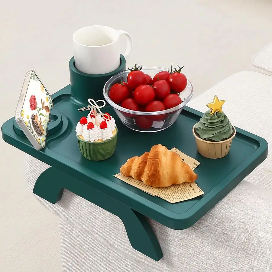 Armrest Table Large Couch Tray on Arm with Rotated Swappable Cup Holder Phone Stand Fit Various Armrest Sofa Side Tables for Liv
Armrest Table Large Couch Tray on Arm with Rotated Swappable Cup Holder Phone Stand Fit Various Armrest Sofa Side Tables for Liv