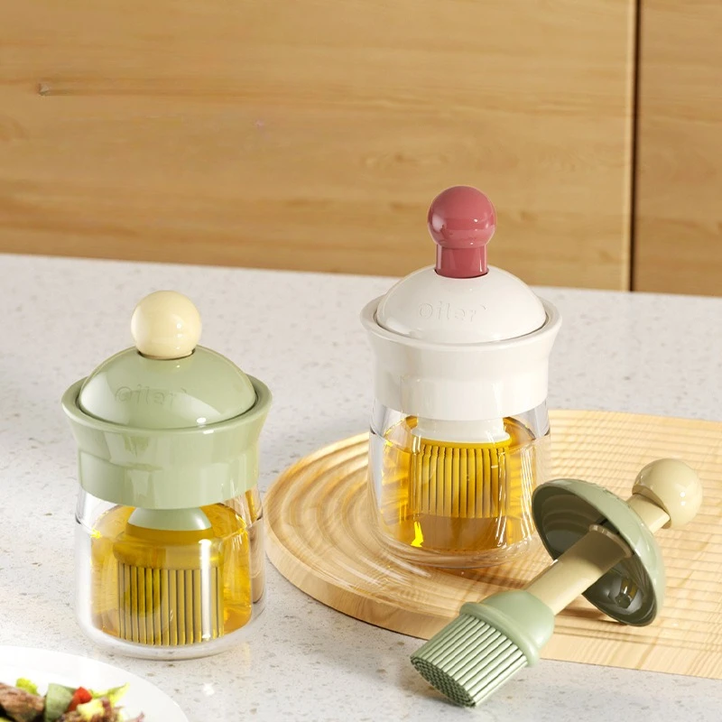 Oil Brush High Temperature Resistant Integrated Bottle Glass Bottle Brush Household Lid BBQ Baking Pancake Oil Brush
Oil Brush High Temperature Resistant Integrated Bottle Glass Bottle Brush Household Lid BBQ Baking Pancake Oil Brush