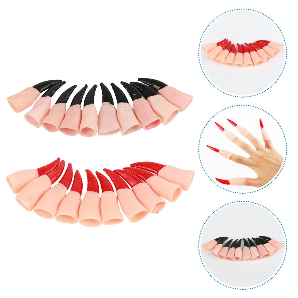 20 Pcs Number Witch Nails Halloween Decor Severed Limbs Rubber Articluated Fingers
20 Pcs Number Witch Nails Halloween Decor Severed Limbs Rubber Articluated Fingers