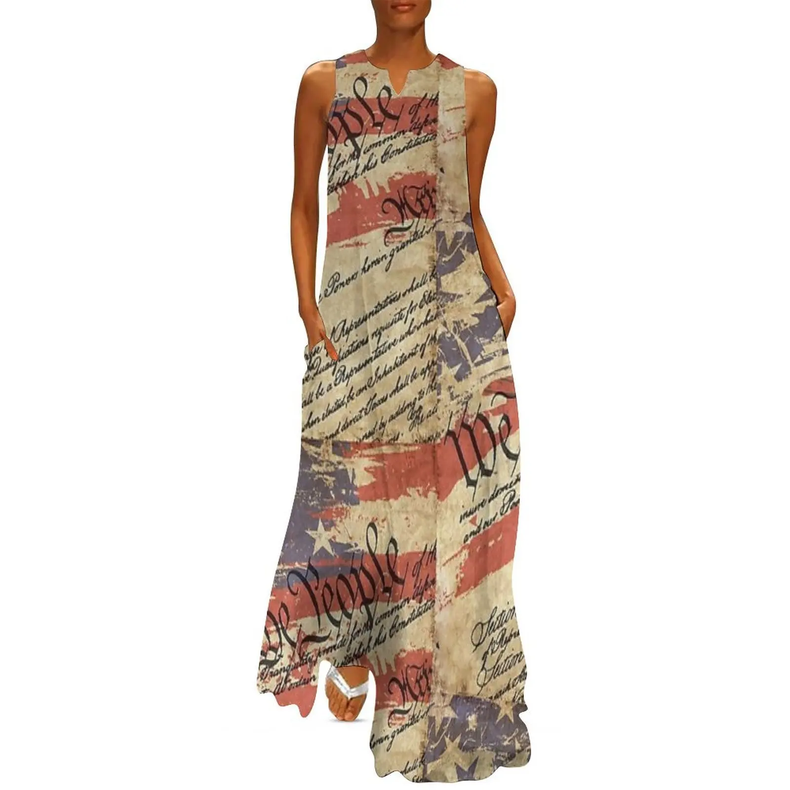 We The People Red, White, and Blue Patriotic Design Long Dress elegant evening dresses for women 2025 Women's summer dresses
We The People Red, White, and Blue Patriotic Design Long Dress elegant evening dresses for women 2025 Women's summer dresses