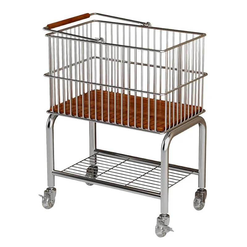Dirty Basket Bathroom Double Layer Clothes Storage Toilet Mobile Laundry Dirty Cart Shelf
Dirty Basket Bathroom Double Layer Clothes Storage Toilet Mobile Laundry Dirty Cart Shelf