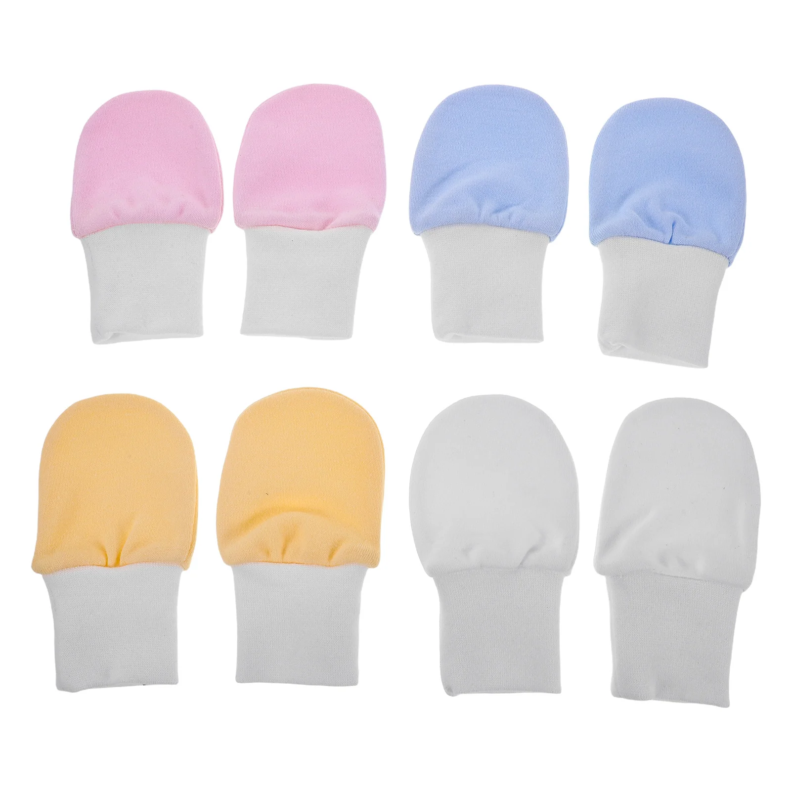 4Pairs Baby Mittens Newborn Cotton Gloves No Scratch Infant Mittens for Boys Girls 0-6 Months Gentle Elastic Wristband
4Pairs Baby Mittens Newborn Cotton Gloves No Scratch Infant Mittens for Boys Girls 0-6 Months Gentle Elastic Wristband