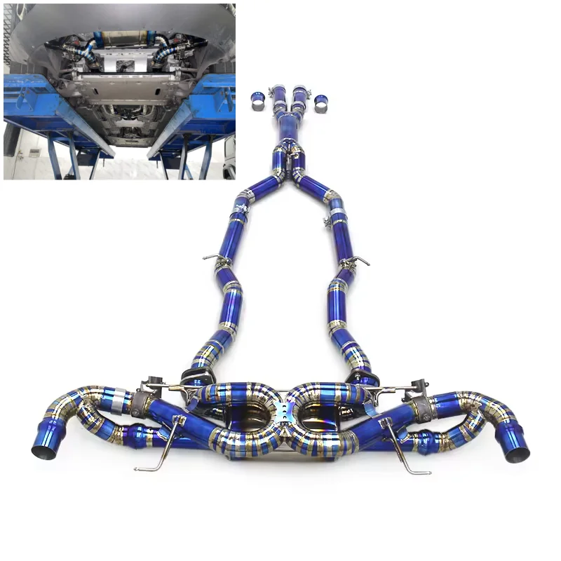 Custom Tuning Auto Engine Parts Racing Titanium Exhaust Catback for Aston Martin DB11 V12 5.2L 2016-2019 Valve Exhaust System
Custom Tuning Auto Engine Parts Racing Titanium Exhaust Catback for Aston Martin DB11 V12 5.2L 2016-2019 Valve Exhaust System