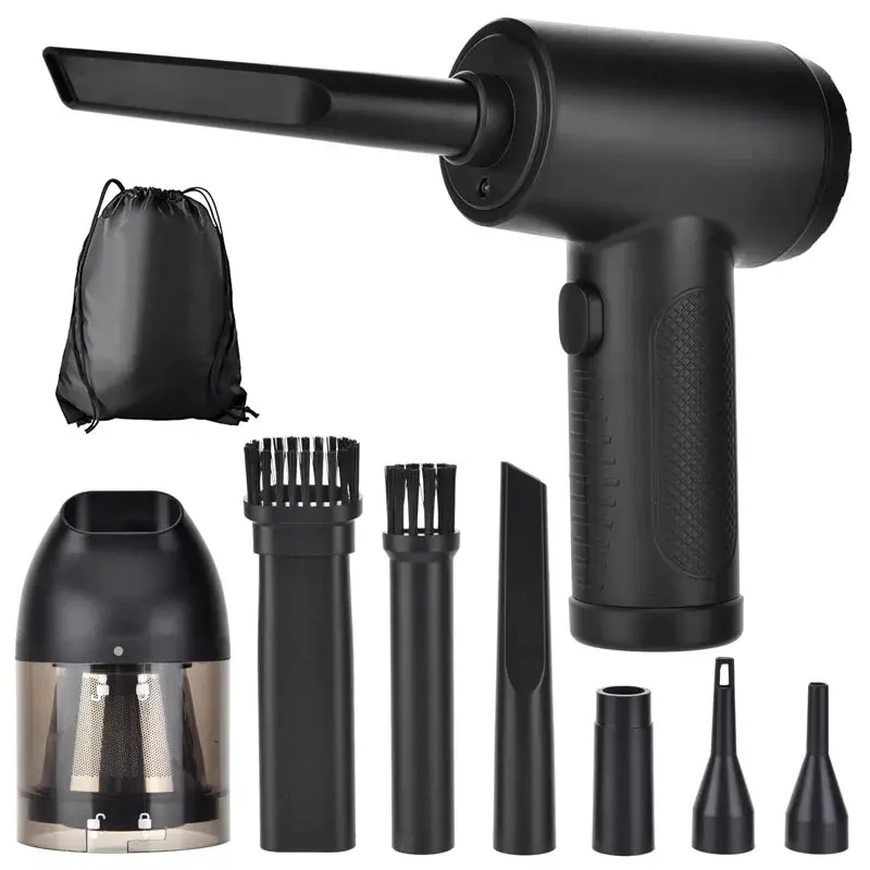 Wireless Air Duster 2 in 1 Air Blower & Vacuum Cleaner Handheld Dust Collector Portable for PC Laptop Car Clean Keyboard
Wireless Air Duster 2 in 1 Air Blower & Vacuum Cleaner Handheld Dust Collector Portable for PC Laptop Car Clean Keyboard