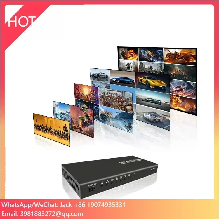 Bitvisus 16 X 1 Splitter 4K 8k Multi Viewer HD Video Splitter