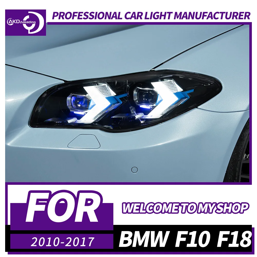 AKD Car Lights For BMW F10 Headlight 2010-2017 5 Series LED F18 Projetor head Lamp Daytime Running Light Automotive Accessories
AKD Car Lights For BMW F10 Headlight 2010-2017 5 Series LED F18 Projetor head Lamp Daytime Running Light Automotive Accessories