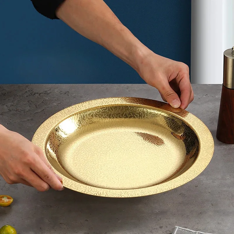 Sukiyaki Lobster Plate Household Round Plate Commercial Tray Hotel Tableware Stainless Steel Seafood Big Coffee Korean Plate
Sukiyaki Lobster Plate Household Round Plate Commercial Tray Hotel Tableware Stainless Steel Seafood Big Coffee Korean Plate