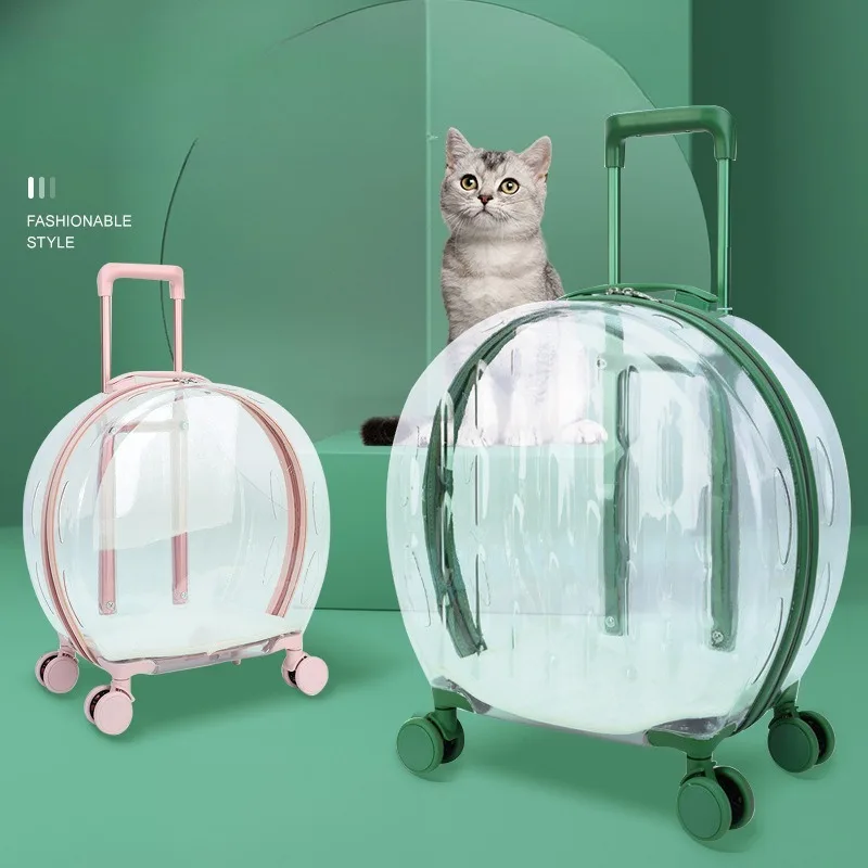 Transparent Pet Suitcase Large Capacity Dog Travel Suitcase Outdoor Portable Bubble Box Pet Aviation Box Small Cat Bag
Transparent Pet Suitcase Large Capacity Dog Travel Suitcase Outdoor Portable Bubble Box Pet Aviation Box Small Cat Bag