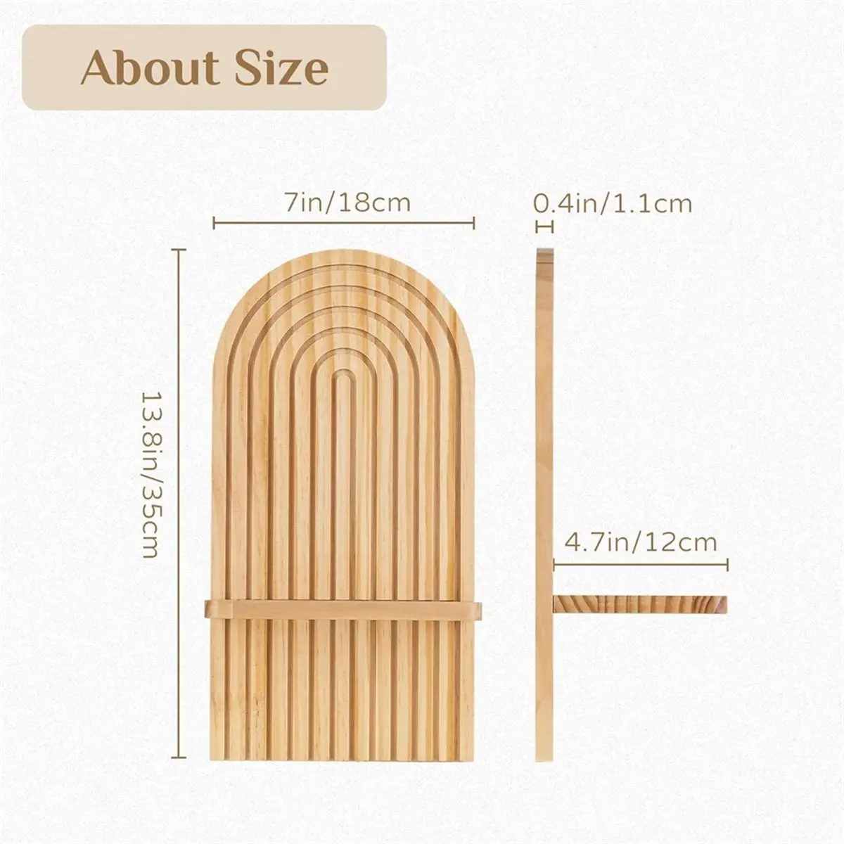 Time Saving 1set/2pcs Wooden Wall Mounted Shelves, Boho Style Rack, Home Decor for Living Room, Bathroom Display Decoration
Time Saving 1set/2pcs Wooden Wall Mounted Shelves, Boho Style Rack, Home Decor for Living Room, Bathroom Display Decoration
