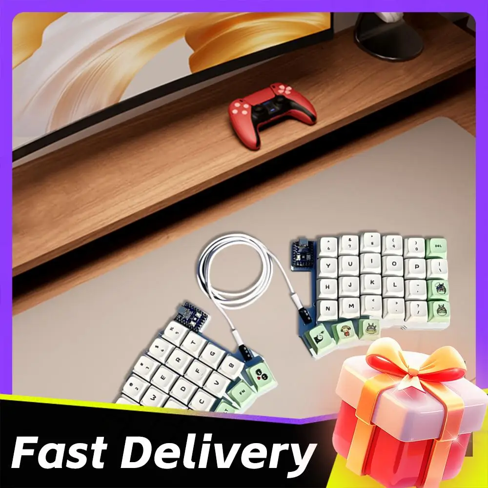 Split Keyboard Wired Ergonomics Keyboard Support QMK/VIAL Gaming Keyboard Split-layout Keyboard Customized PC Gamer Accessories
Split Keyboard Wired Ergonomics Keyboard Support QMK/VIAL Gaming Keyboard Split-layout Keyboard Customized PC Gamer Accessories