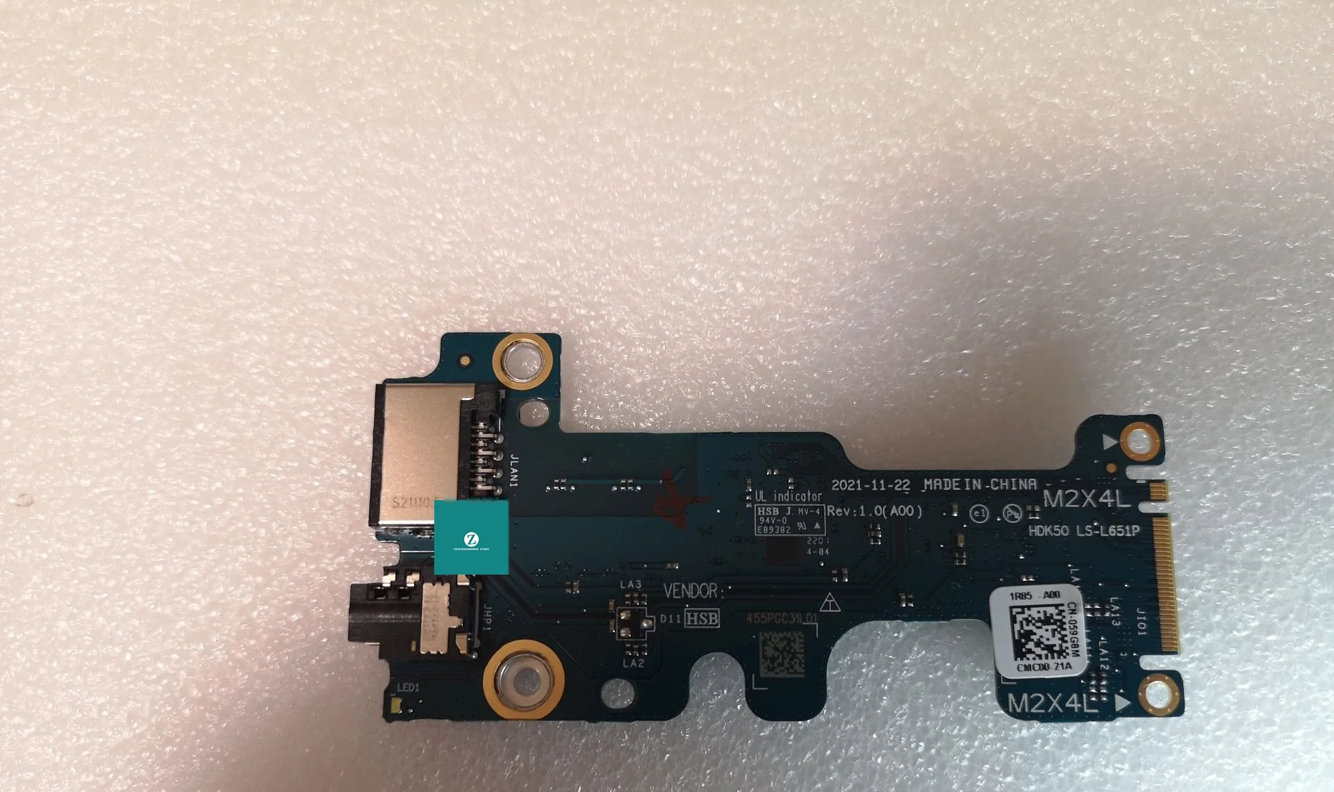 АУДИОПЛАТА ETHERNET ДЛЯ DELL G15 5520, 59G8M 059G8M LS-L651P 
АУДИОПЛАТА ETHERNET ДЛЯ DELL G15 5520, 59G8M 059G8M LS-L651P