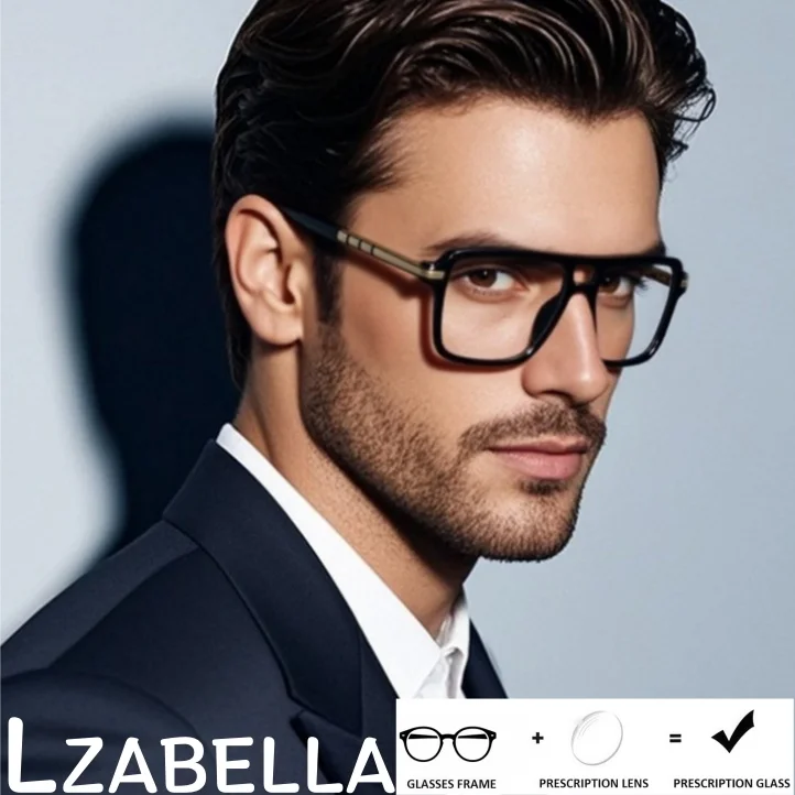 Lzabella Hot Sale TR90 Retro Pilot Men Eyeglasses Fashion Trendy Comfortable Myopia Hyperopia Optical Prescription Glasses 84004
Lzabella Hot Sale TR90 Retro Pilot Men Eyeglasses Fashion Trendy Comfortable Myopia Hyperopia Optical Prescription Glasses 84004