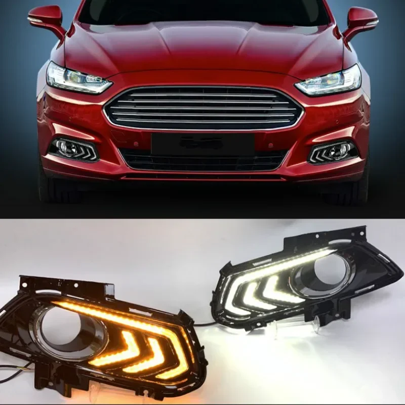 2PCS Led DRL Daytime Running Light 3 Colors in One Light for Ford Mondeo Fusion 2013 2014 2015 2016 With Fog Lamp Hole
2PCS Led DRL Daytime Running Light 3 Colors in One Light for Ford Mondeo Fusion 2013 2014 2015 2016 With Fog Lamp Hole