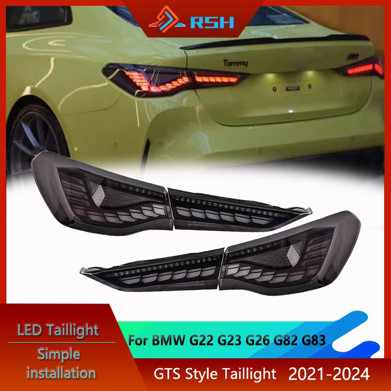 Car Taillight For BMW 4 Series G22 G23 G82 G83 G26 GTS Rear Lamp Dragon Scale New Auto Car Parts LED Tail Lights Plug And Play
Car Taillight For BMW 4 Series G22 G23 G82 G83 G26 GTS Rear Lamp Dragon Scale New Auto Car Parts LED Tail Lights Plug And Play
