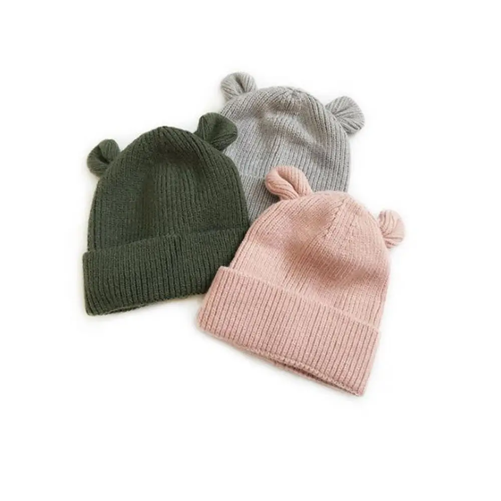 Soft Cute Solid Color Toddler Cap Warm Bear Ear Baby Hat Bonnet Baby Girl Cap Woolen Hat
Soft Cute Solid Color Toddler Cap Warm Bear Ear Baby Hat Bonnet Baby Girl Cap Woolen Hat