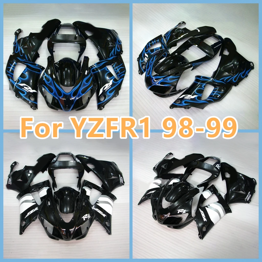 Комплект обтекателей черного пламени для YAMAHA YZF-R1 YZFR1 98 99 кузов YZF R1 1998 1999 YZF1000 детали для ремонта кузова мотоцикла
Комплект обтекателей черного пламени для YAMAHA YZF-R1 YZFR1 98 99 кузов YZF R1 1998 1999 YZF1000 детали для ремонта кузова мотоцикла