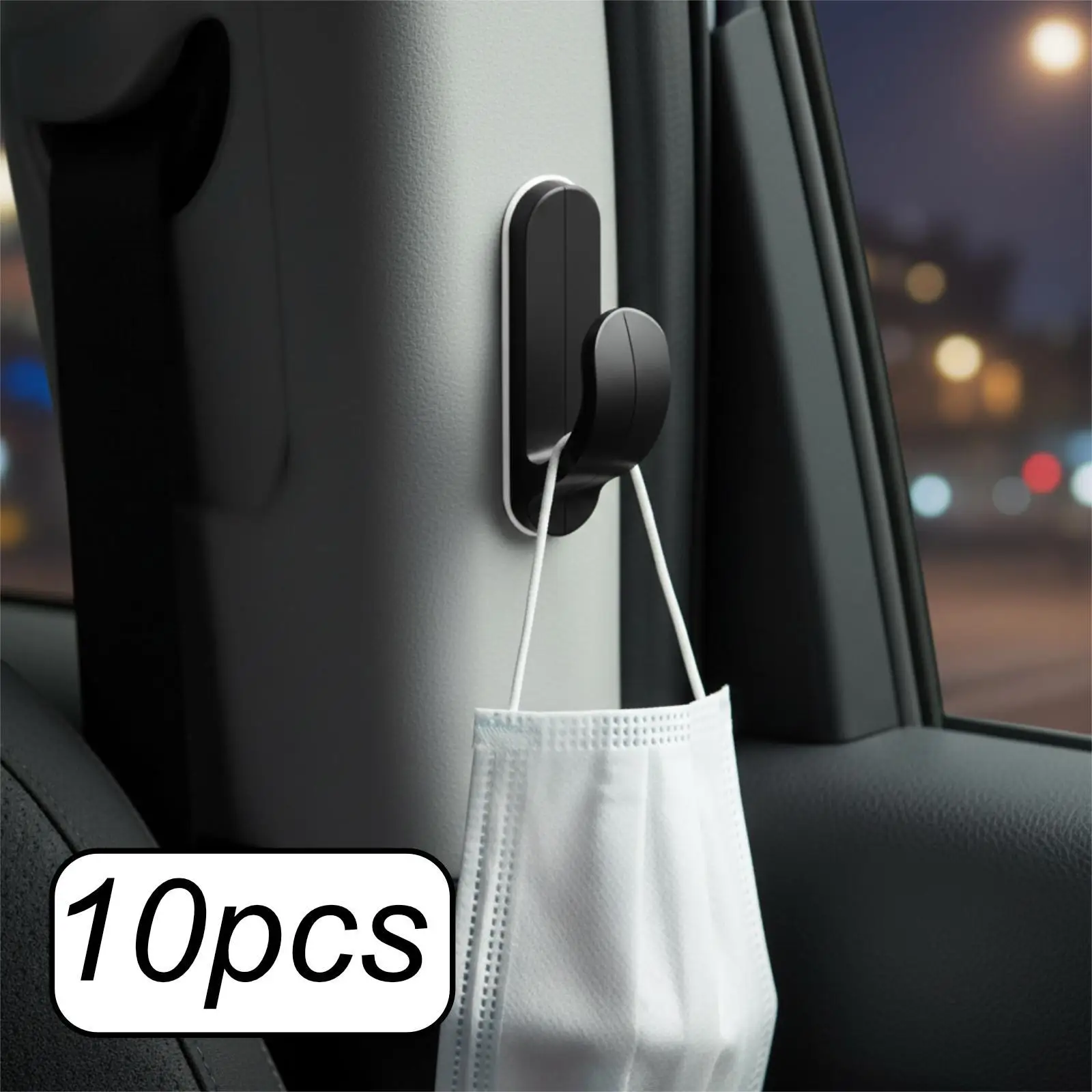 10 Pieces Vehicle Sticky Hooks, Universal Self Adhesion Car Hanging Hooks for Key, USB Cable Interior Decor
10 Pieces Vehicle Sticky Hooks, Universal Self Adhesion Car Hanging Hooks for Key, USB Cable Interior Decor