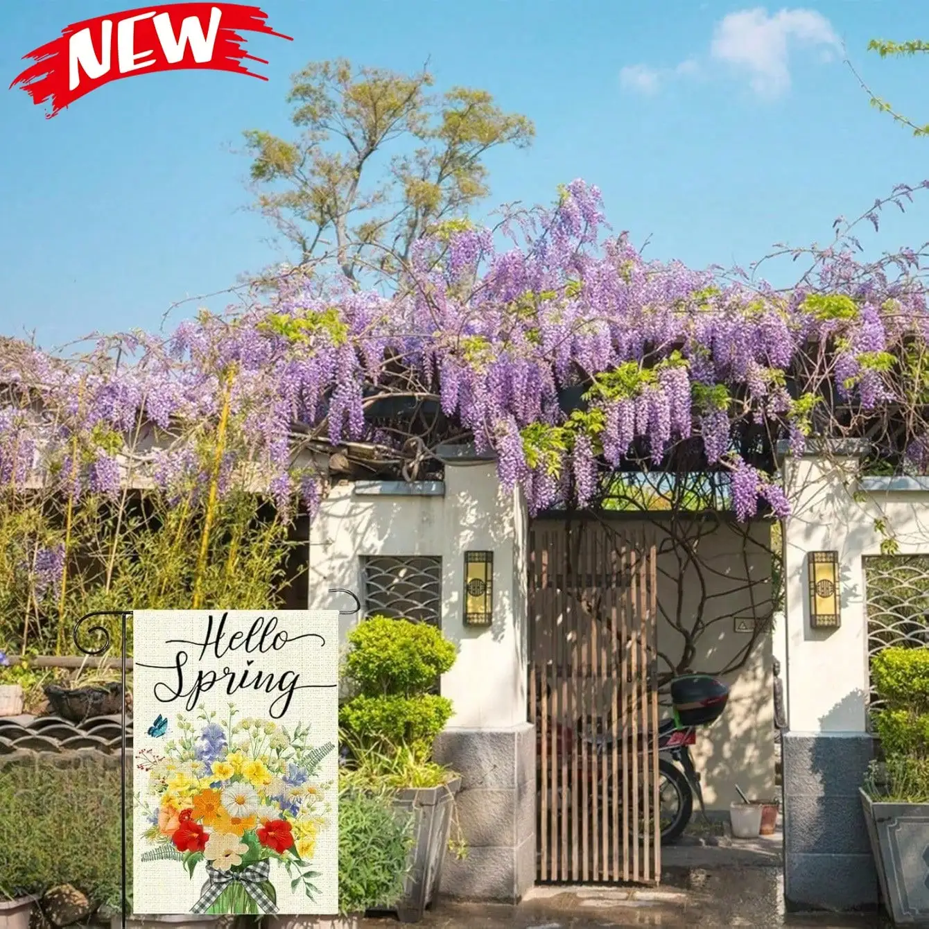 Праздничный летний садовый флаг двусторонний, с весенними цветами и колибри, в стиле винтажного фермерского дома, для декора крыльца на открытом воздухе
Праздничный летний садовый флаг двусторонний, с весенними цветами и колибри, в стиле винтажного фермерского дома, для декора крыльца на открытом воздухе