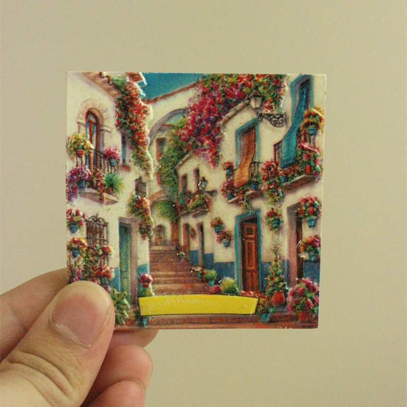 Greek village landscape oil painting fridge magnet - Cultural creative home decor 3D souvenir and decoration item
Greek village landscape oil painting fridge magnet - Cultural creative home decor 3D souvenir and decoration item