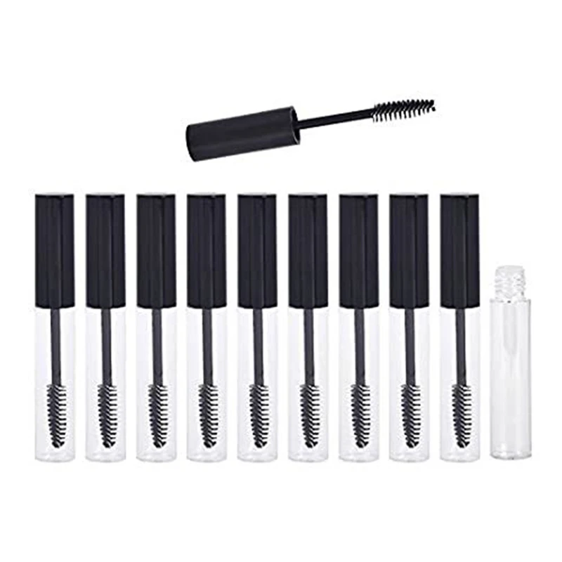 10 PCS 10Ml Mascara Empty Tube, Black & Transparent Plastic Growth Liquid Empty Bottle
10 PCS 10Ml Mascara Empty Tube, Black & Transparent Plastic Growth Liquid Empty Bottle