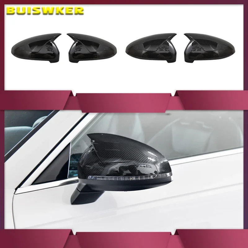 Carbon black and bright black Rearview Mirror Case Side Mirror Shell For Audi A4 B9 A5 2017-2019 One Pair
Carbon black and bright black Rearview Mirror Case Side Mirror Shell For Audi A4 B9 A5 2017-2019 One Pair