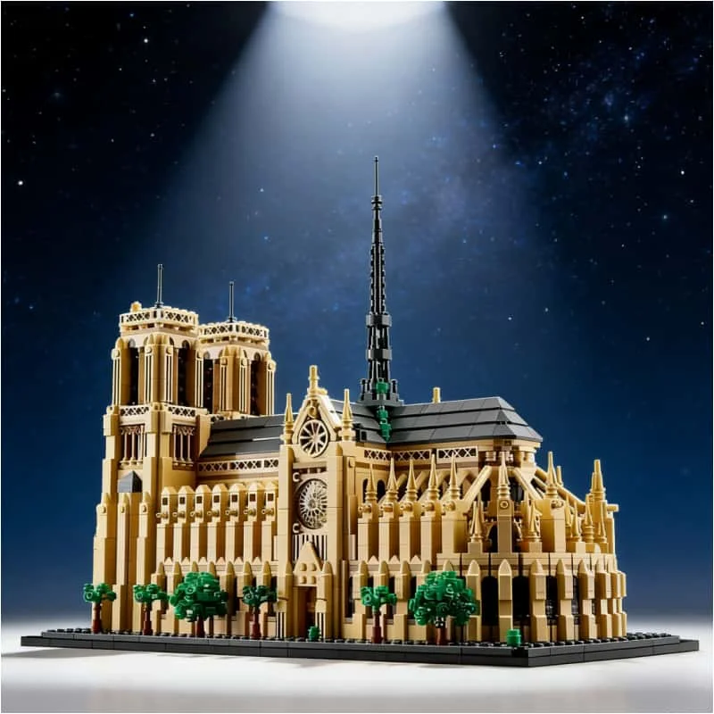4383Pcs Notre Dame Cathedral Architectural Model Kit Building Blocks Home Decoration Model Children's Birthday Gifts
4383Pcs Notre Dame Cathedral Architectural Model Kit Building Blocks Home Decoration Model Children's Birthday Gifts