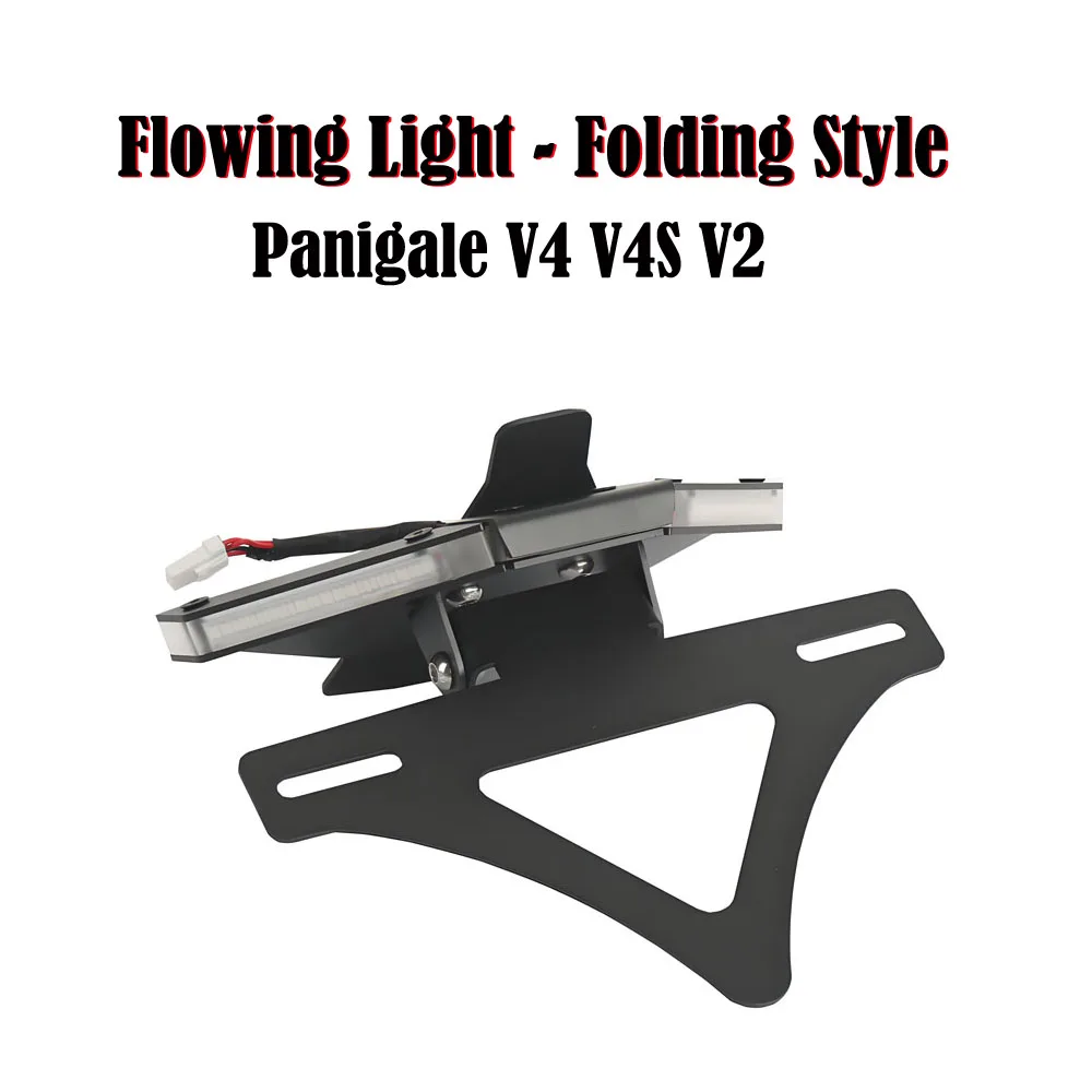 New Motorcycle Brake Turn Signals Integrated LED Lights License Plate Bracket For DUCATI Panigale V4 V4S Streetfighte V4 V2
New Motorcycle Brake Turn Signals Integrated LED Lights License Plate Bracket For DUCATI Panigale V4 V4S Streetfighte V4 V2