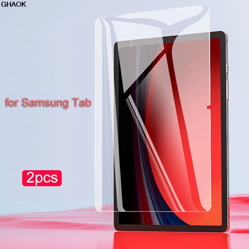 2Pcs Glass Screen Protector for Samsung Tab S11 S10 S9 S8 S7 Plus FE A9 A8 A7 S6 Lite Full Coverage Clear 9D Anti-explosion Film
2Pcs Glass Screen Protector for Samsung Tab S11 S10 S9 S8 S7 Plus FE A9 A8 A7 S6 Lite Full Coverage Clear 9D Anti-explosion Film