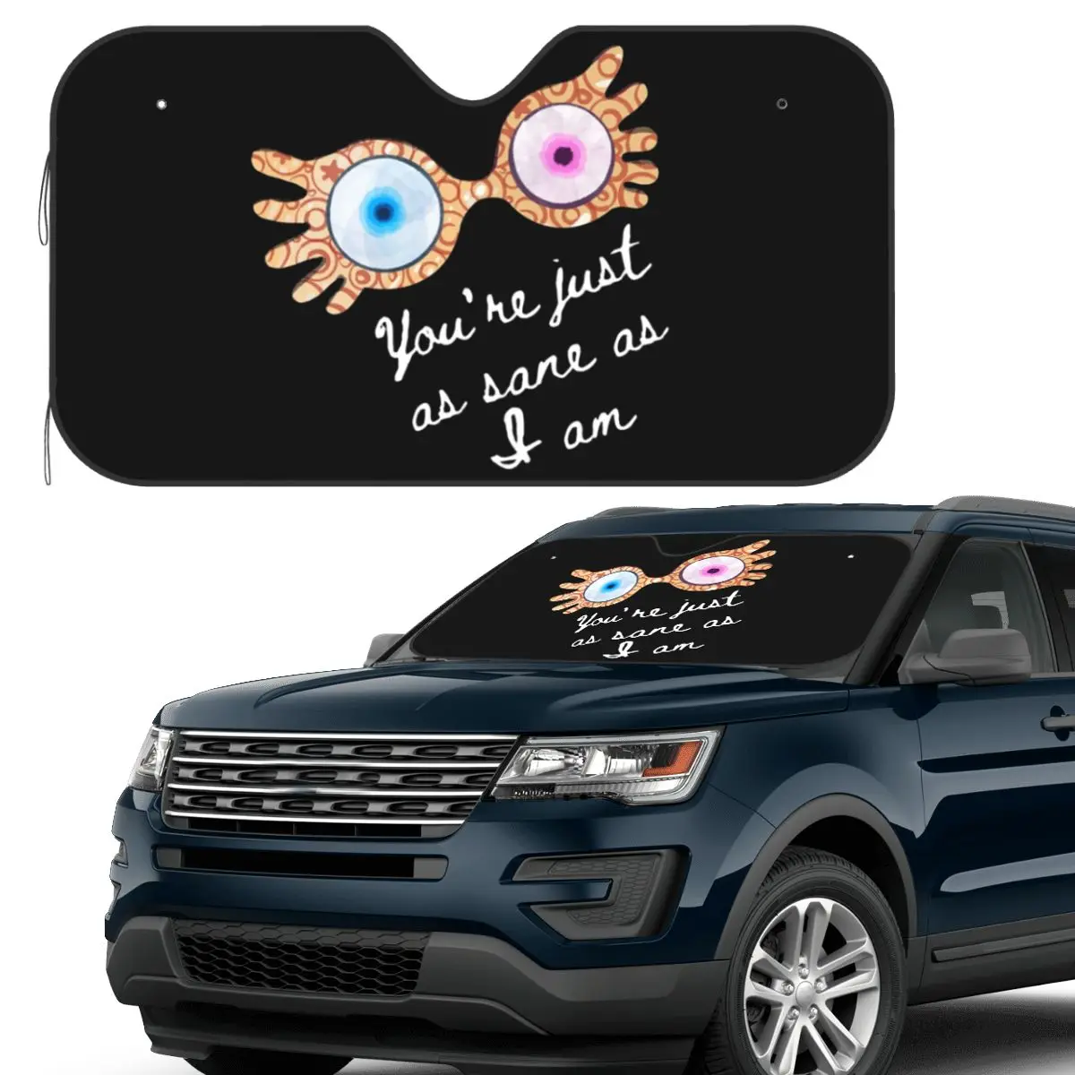 You_re Just As Sane As I Am - Luna Lovegood Солнцезащитный козырек на лобовое стекло автомобиля, переднее лобовое стекло, солнцезащитный козырек, аксессуары, чехлы
You_re Just As Sane As I Am - Luna Lovegood Солнцезащитный козырек на лобовое стекло автомобиля, переднее лобовое стекло, солнцезащитный козырек, аксессуары, чехлы