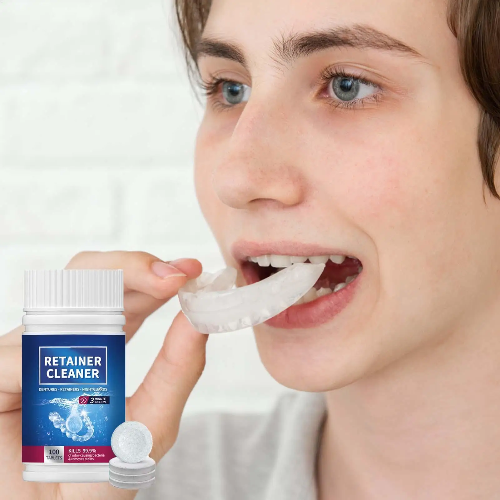 Orals Cleaning Care 100 Tabs Denture Cleaner Tablet Restore clarity remove Tooth stains Tablet Mint Flavor For Retainer Fresh
Orals Cleaning Care 100 Tabs Denture Cleaner Tablet Restore clarity remove Tooth stains Tablet Mint Flavor For Retainer Fresh