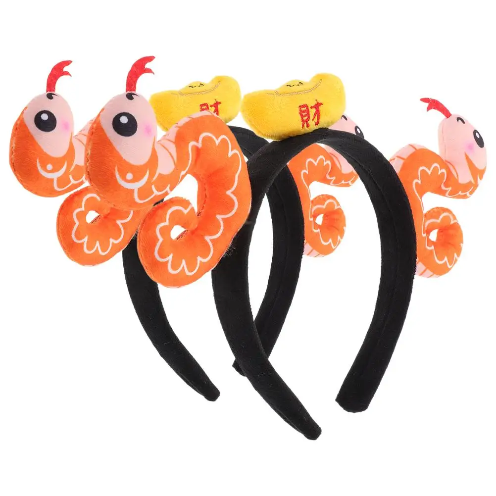 2 Pcs Snake Plush Headband Cute Cartoon Gold Ingot Women Hair Headbands Prosperity Good Soft Comfortable Party
2 Pcs Snake Plush Headband Cute Cartoon Gold Ingot Women Hair Headbands Prosperity Good Soft Comfortable Party