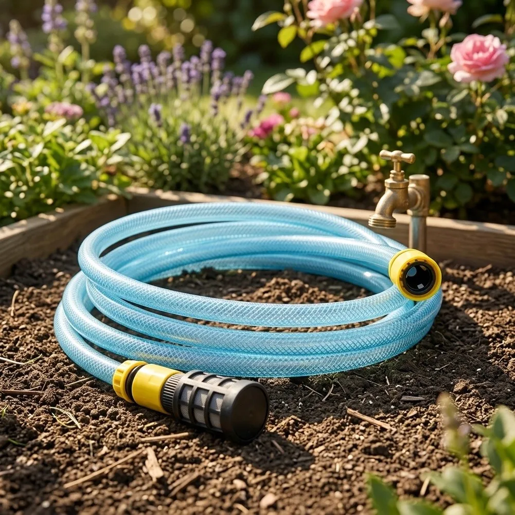 Efficient Plant Watering Solution Flower Watering 300cm Hose Outdoor Use PVC Material Versatile Length Water Filter
Efficient Plant Watering Solution Flower Watering 300cm Hose Outdoor Use PVC Material Versatile Length Water Filter
