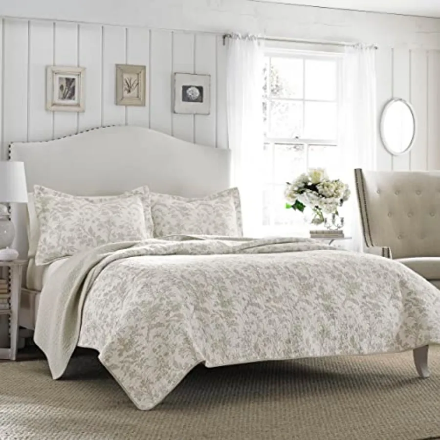 Quilt Set, Soft Cotton Bedding with Reversible Design, Medium Weight for Year Round Use, 3 Pcs Bed Set with Matching Pillowcase
Quilt Set, Soft Cotton Bedding with Reversible Design, Medium Weight for Year Round Use, 3 Pcs Bed Set with Matching Pillowcase