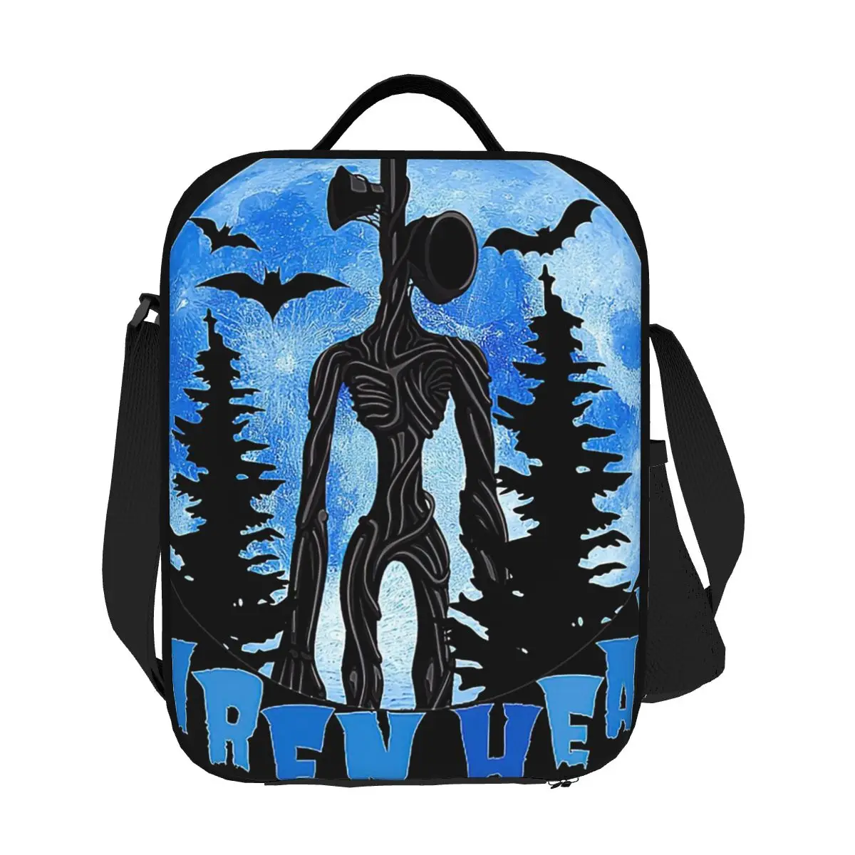 Cartoon Horror Creepypasta Siren Head Insulated Lunch Bag for Women Children Leakproof Food Boxes Thermal Lunch Box Tote
Cartoon Horror Creepypasta Siren Head Insulated Lunch Bag for Women Children Leakproof Food Boxes Thermal Lunch Box Tote