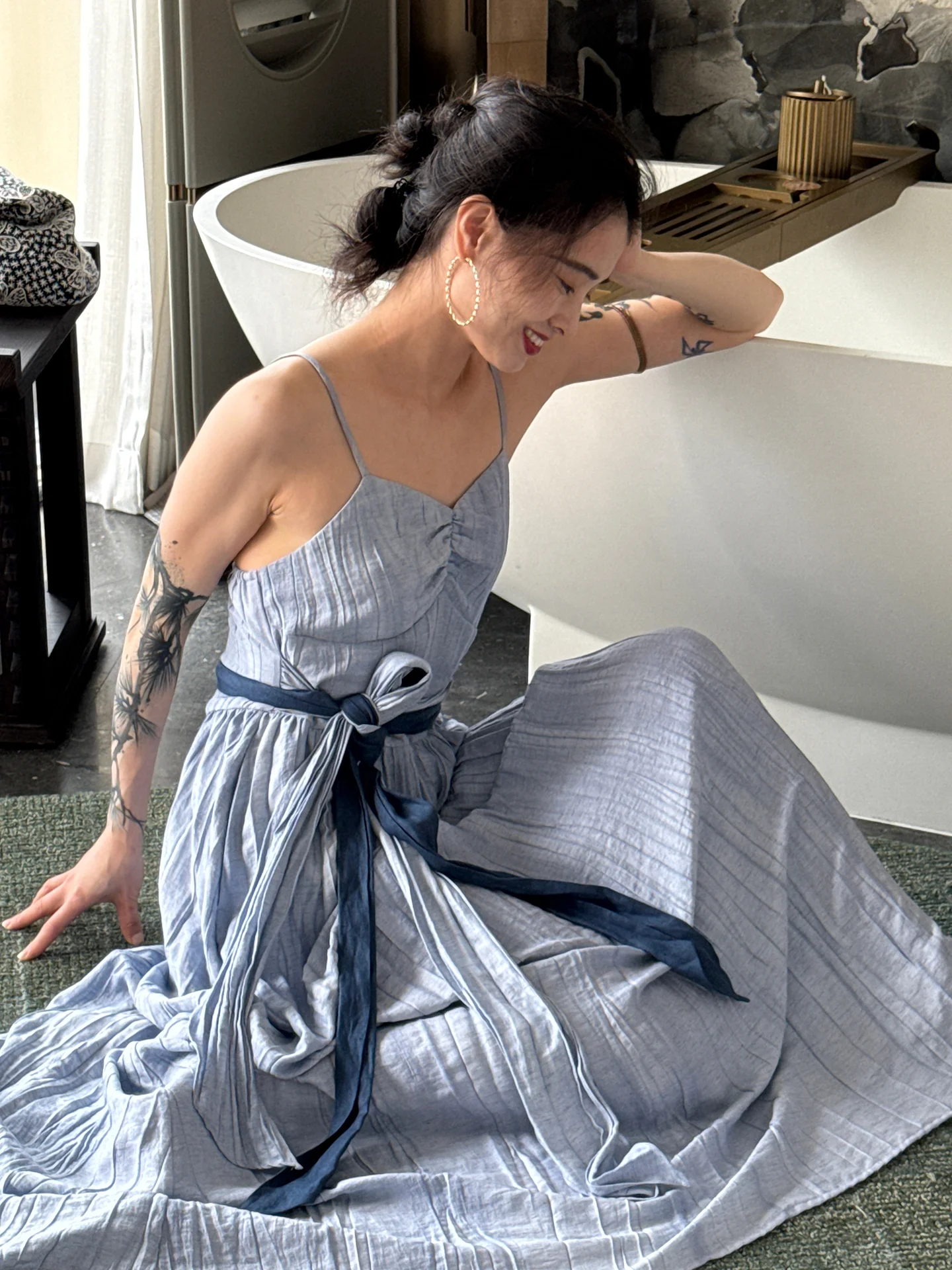 Ele Multi-Wear Pleated Dr Ninth Cloud Ancient Zen Blue ey Series Special Crt Хлопок Нейлон Лен Смесь Лето Dr
Ele Multi-Wear Pleated Dr Ninth Cloud Ancient Zen Blue ey Series Special Crt Хлопок Нейлон Лен Смесь Лето Dr