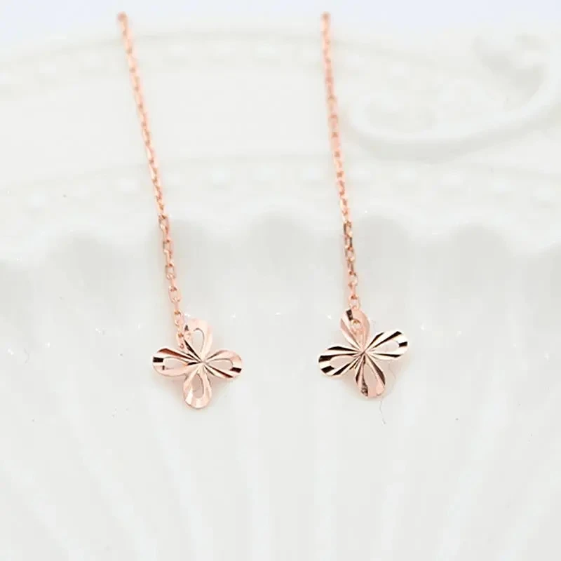 Creative 585 Purple Gold Plated 14K Rose Gold Hollow Flower Ear Line Fresh and Exquisite Earrings for Women Party Jewelry Gifts
Creative 585 Purple Gold Plated 14K Rose Gold Hollow Flower Ear Line Fresh and Exquisite Earrings for Women Party Jewelry Gifts